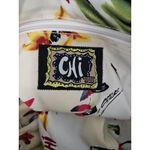 Chi by Carlos Falchi Lambskin & Snakeskin 3 Compartment Shoulder Handbag Black Photo 8