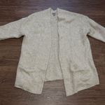 Aerie Wool Blend Cozy Women's Gray Cream Sweater Cardigan Wool Blend L / XL Photo 0