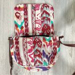 Trades Of Hope Leather Canvas Small Crossbody Purse Adjustable Strap Brown Boho Photo 2