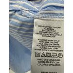 Loft Striped Poplin Crest Everyday Oversized Shirt Women XL Preppy Academia Photo 7