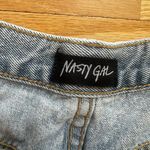 Nasty Gal  Relaxed Acid Wash Buckle‎ Hem Jeans size US 16/UK14/EU42 Photo 6