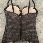Victoria's Secret Victoria Secret Black Lace Bustier Top Photo 1