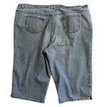 Gloria Vanderbilt  Plus Size Polka Dot Amanda Capri Denim Shorts Photo 1