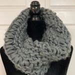 Mossimo Supply Co Mossimo Gray cotton oversized chunky crochet scarf. One size Photo 2