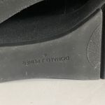 Donald J Pliner Women Sz 8 M Black Suede Nilos Ankle Wedge Booties Boots Lace Up Photo 12