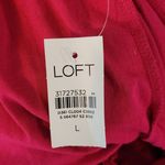 Loft Beach Fuchsia Cover-Up Dress NWT Size Large Hot Pink Beach Dress Photo 4