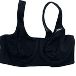 Speedo Vtg  38C Bra Style 1900 Underwire Contour T-Shirt Black Stretch Adjustable Photo 0