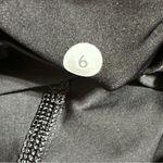 Lululemon Water Bound Crop Size 6 Black Apex Stripe Printed Black Dune Photo 2