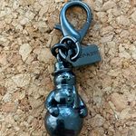 Coach NWOT Charm Key Chain Snowman Gray Photo 0