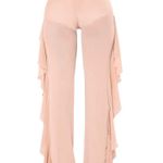 Bikini Cover Up Fringe Bottoms Pink Photo 1