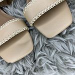 Joie  Chiara neutral nude double strap square toe sandal women’s shoe size 8.5 Photo 7