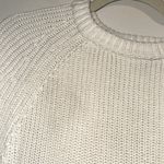 Jenni Kayne  cotton fisherman Cream Knit Sweater STAINING size Xs Photo 1