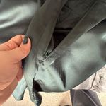 Abercrombie & Fitch Women's  Satin Green Dress Long Sleeves Holiday Size Small Photo 5