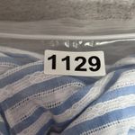 Dress Forum Dress Womens Small Blue White Striped Charlotte Midi Tiered Nautical Photo 7