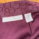 Halogen Maroon Purple Pencil Skirt With Zipper Size 0P Photo 2