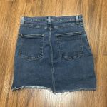 Wilfred Free  Skirt Women's 8 Denim Jean Mini Blue Stretch Pockets Photo 4