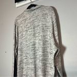Soft Surroundings  Touchable Henley Sweater Size 2X Tunic Heathered Grey Gray Photo 4
