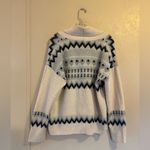 Frye NWT women’s Jacquard cardigan sweater sz L Photo 1