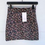 ZARA Floral Mini Skirt Photo 1