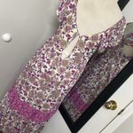 Ba&sh YSEE FLORAL MIDI DRESS FLUTTER CAP SLEEVE LAGOONLOOK GRANNYCORE MAIDEN Photo 5