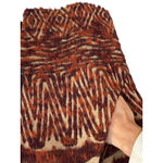 Free People Free‎ People Brown Boho Indie Wool Aztec Print Asymmetric Zip Jacket Coat Small Photo 5