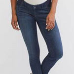 Hatch Dark Wash Side Panel Skinny Maternity Jeans Blue Size undefined Photo 0