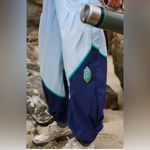 free people movement freeflow colorblock joggers baseline blue NWT XL Photo 1