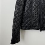 Alice + Olivia  Siri Quilted Studded Black 100% Lamb Leather Jacket Size: M Photo 6