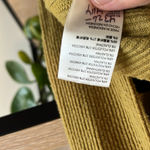 We The Free Anthropologie Tara Split Back Chartreuse Green Cozy Turtleneck, XS Photo 5