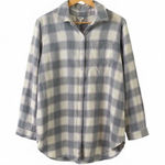 Sonoma  Lavender and Gray Plaid Sleep Shirt Dress Photo 0