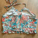 American Eagle NWT  AE  Floral Print  Halter Crop Top Photo 6