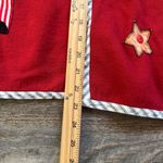 Vintage Ugly Christmas Grandma Sweater Cardigan Holiday Patriotic Stars Large Black Photo 10