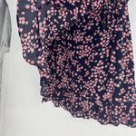 Draper James RSVP Wrap Skirt Womens Medium Blue Pink Floral Lined Ruffle Hem Photo 2