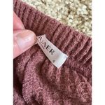 Ekouaer Pajama Shorts Womens Size S Lounge Waffle Knit Pink Drawstring Waist Photo 5