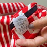 J.Crew  Striped T Shirt Dress 3/4 Sleeve Shift Red‎ & White Knit Womens Size XS Photo 6