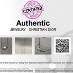 Christian Dior 44.58 silver  vintage y2k necklace $780 Photo 6