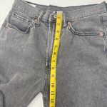 Gap  Jeans Womens 6 Petite 90s Loose High Rise Black Gray Acid Wash Skater Grunge Photo 6