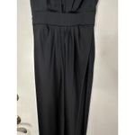 Ramy Brook Quinn Plunge-Neck Gown Dress Black Size 10 NWT Bold Front Slit Photo 5