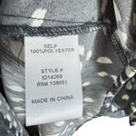 Oddy NWT Boutique Gray White 3/4 Bell Sleeve V Photo 4