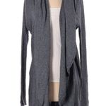 Naked Princess Wool Cashmere Blend Knit Shawl Collar Cardigan Duster Grey Small Gray Photo 0