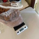 Scandal Turtleneck Sweater Women L/XL Brown Silver Thread Cable Knit Wool Alpaca Size L Photo 11