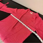 Eileen Fisher  100% Hemp coral pink coordinate knit Set,top and open cardigan Photo 10