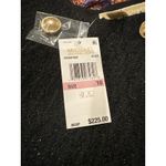 Michael Kors Michael Metallic Tweed Wool Blend Mini Dress Size US 10 Black Photo 4