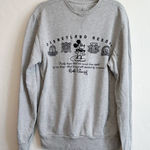 Disney Parks | Disneyland Resort‎ Mickey Mouse Cotton Blend Crewneck Sweatshirt Gray Size M Photo 0