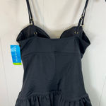 Tropical Escape New  Palm Party Swimsuit Size 16 Nylon Stretch One Piece Black Photo 0