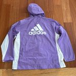 Adidas NWT Running Carrera Violet White Windbreaker Jacket Size XL Photo 4