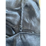 ZARA Black Satin Draped Front Sleeveless Top Womens Size Small X0922 Photo 6