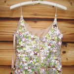 Mac Duggal  6153 Multicolor Sleeveless Floral Paillette Embellished Mesh Gown Photo 12