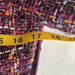 ZARA  Tweed peplum Top, purple multi.  Short Sleeved. Women’s Size XS Photo 4