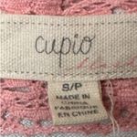 cupio  Blush Womens Short Sleeve Floral Print  v Front Flutter Sleeve Blouse Sz S Photo 1